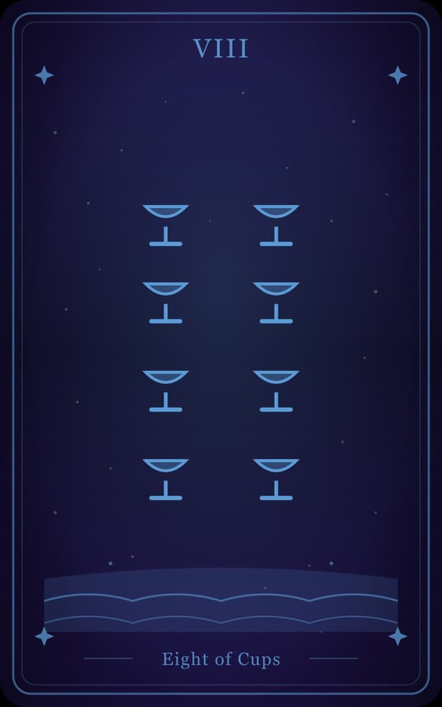 Eight of Cups Tarot Card Meaning: Walking Away to Find Your Truth