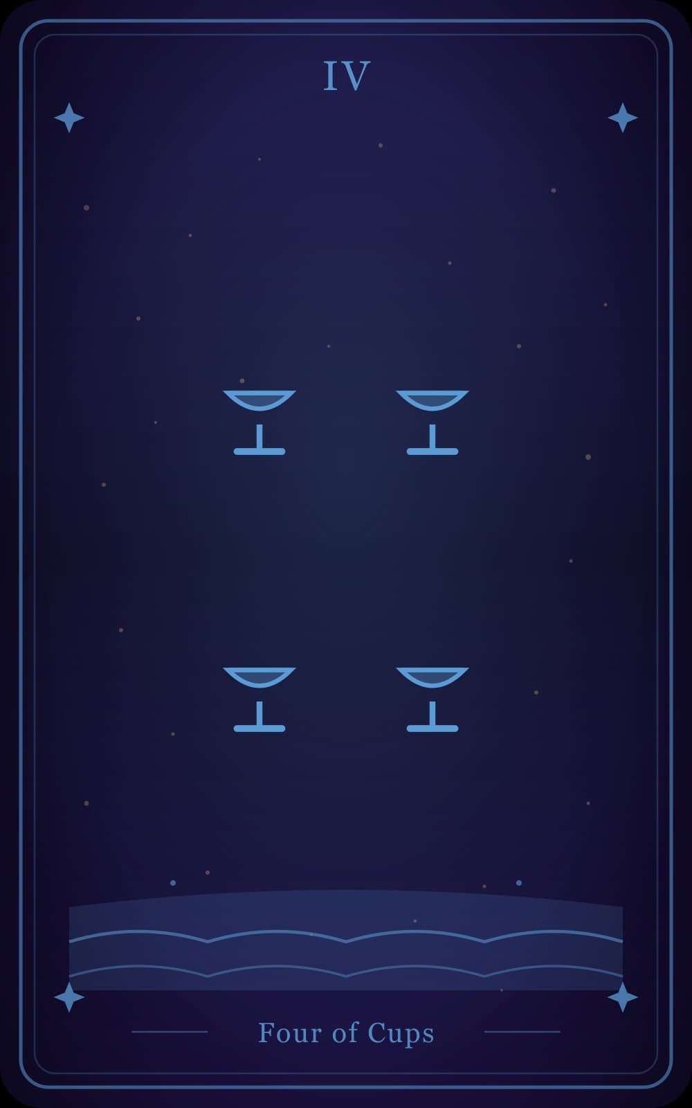 Four of Cups