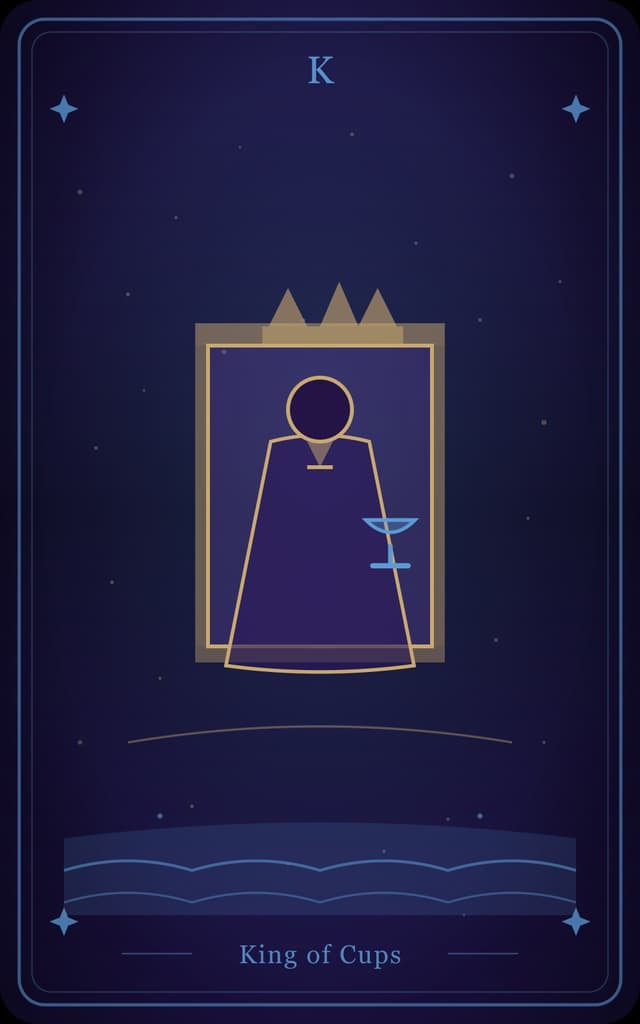 King of Cups Tarot Card Meaning: Emotional Mastery & Compassion