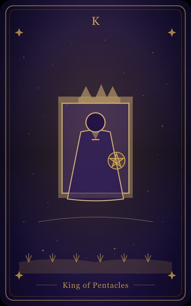 King of Pentacles Tarot Card Meaning: Stability, Wealth, and Mastery