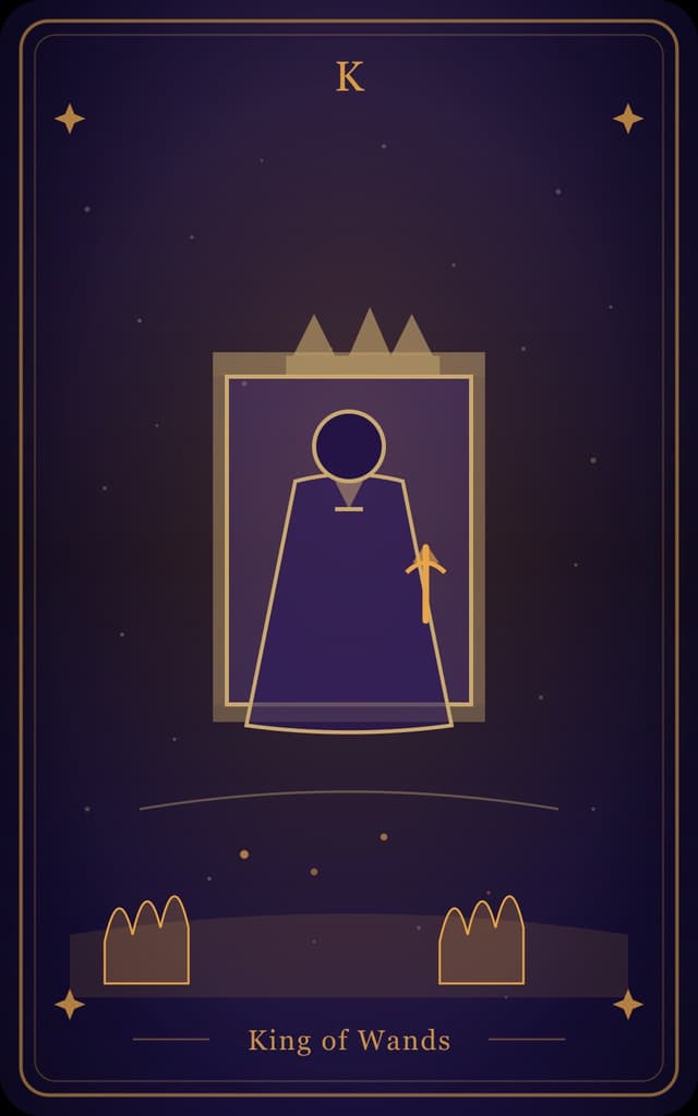King of Wands Tarot Card Meaning: Upright, Reversed & Love