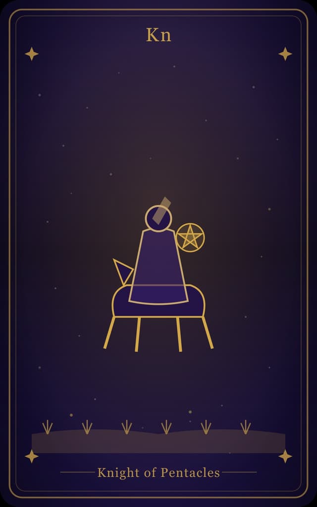 Knight of Pentacles Tarot Card Meaning: Upright, Reversed & Love
