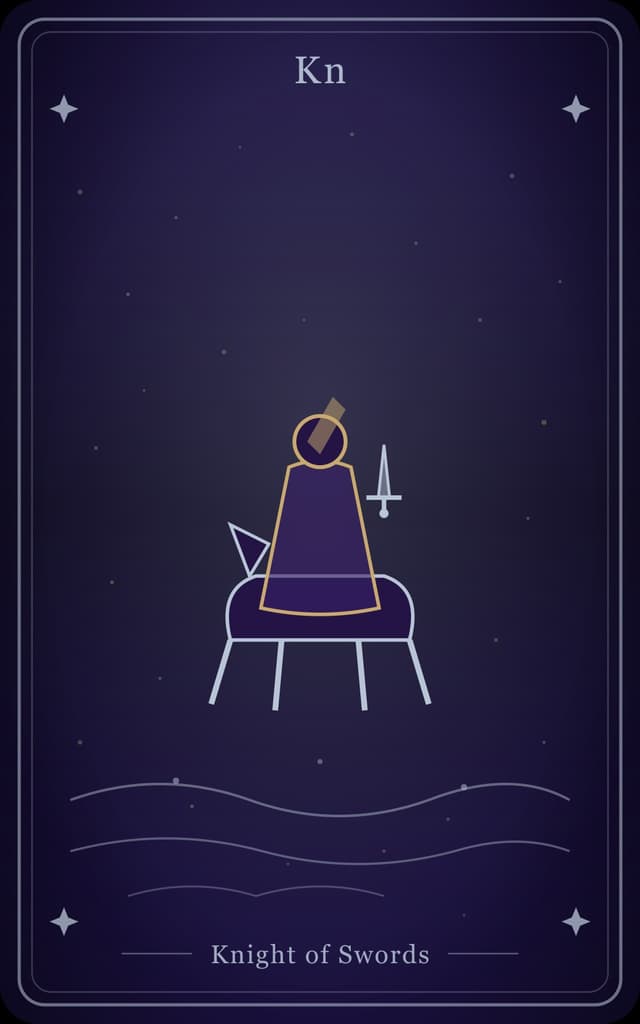 Knight of Swords Tarot Card Meaning: Upright, Reversed & Love