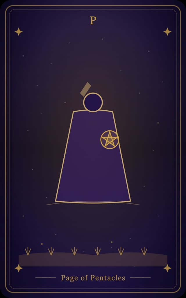 Page of Pentacles Tarot Card Meaning: Upright, Reversed & Love