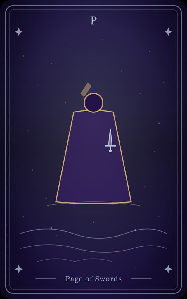 Page of Swords Tarot Card Meaning: Curiosity, Communication & Mental Energy