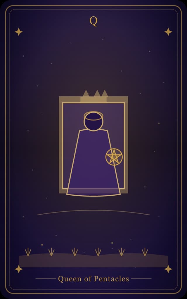 Queen of Pentacles Tarot Card Meaning: Upright, Reversed & Love