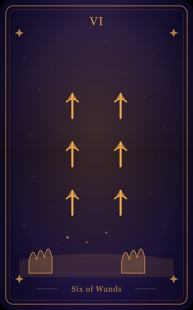 Six of Wands Tarot Card Meaning: Victory, Recognition & Public Success