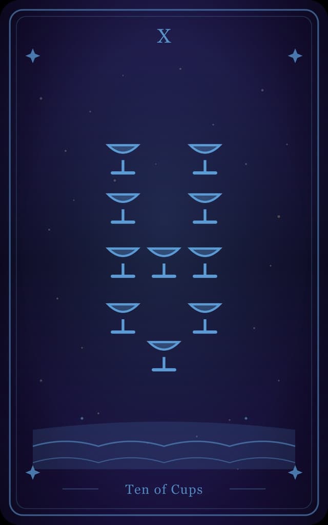 Ten of Cups Tarot Card Meaning: Upright, Reversed & Love