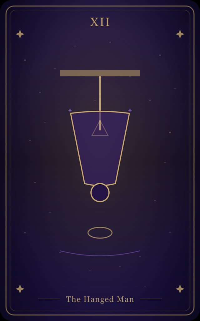 The Hanged Man Tarot Card Meaning: Surrender, New Perspectives & Letting Go