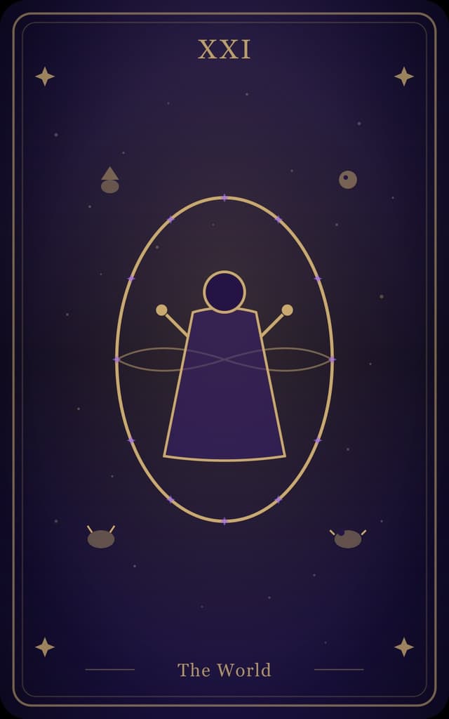 The World Tarot Card Meaning: Completion, Wholeness & New Beginnings