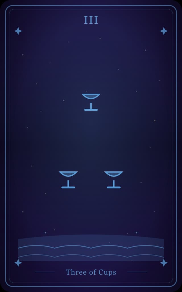 Three of Cups Tarot Card Meaning: Upright, Reversed, Love & More