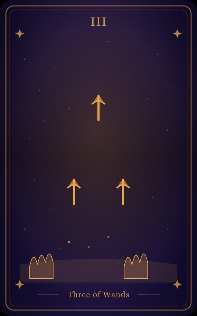 Three of Wands Tarot Card Meaning: Exploration, Expansion & Future Vision